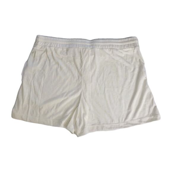 Andie Swim Lounge Shorts Large White EcoBamboo Elastic Waist Swim Coverup NWT - Picture 2 of 7